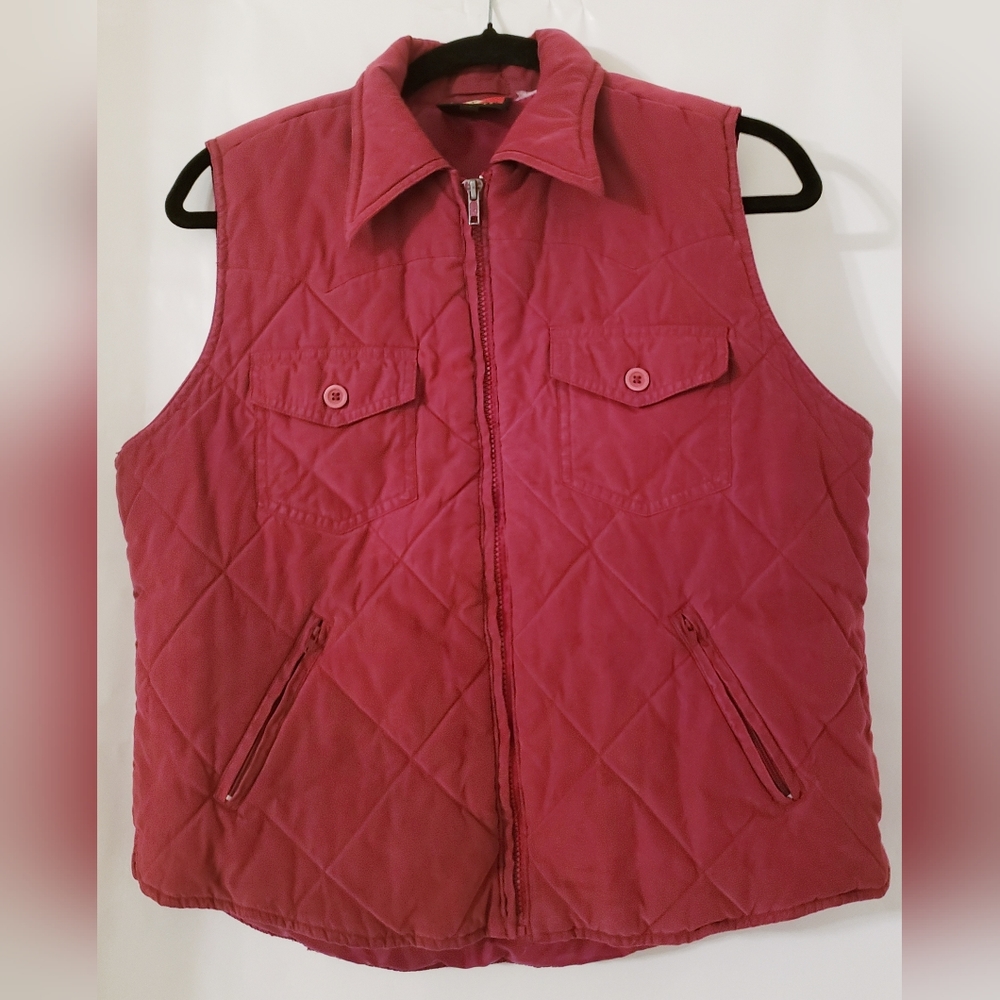 Five Star by Roper Red Vest Size L